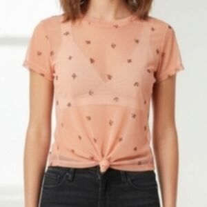 Size s sheer top